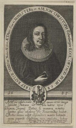 Bildnis des Ioh: Christoph Eckenberger