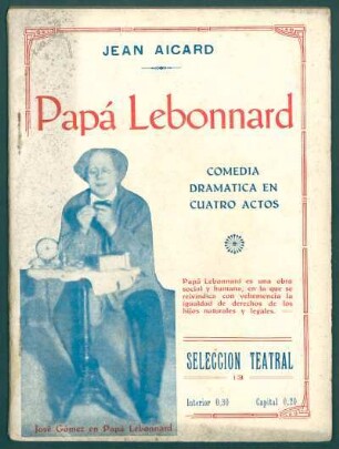 [Fotografía de] José Gómez en Papá Lebonnard