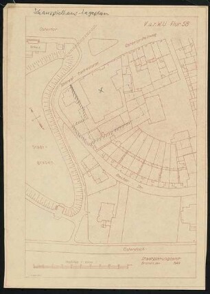 Schauspielhaus, Bremen Wiederaufbau: Lageplan