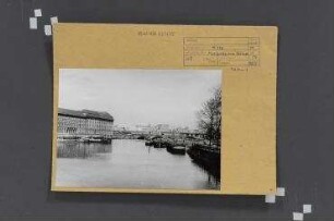Mühlendammschleuse. Berlin, Mitte, Rolandufer/Fischerinsel/Märkisches Ufer