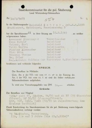 Schray, Reinhold