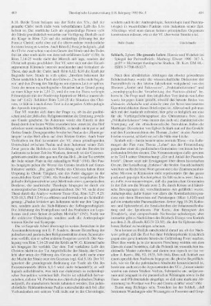 404-406 [Rezension] Schlarb, Egbert, Die gesunde Lehre
