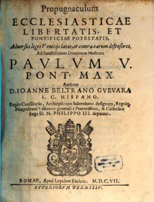 Propugnaculum ecclesiasticae libertatis