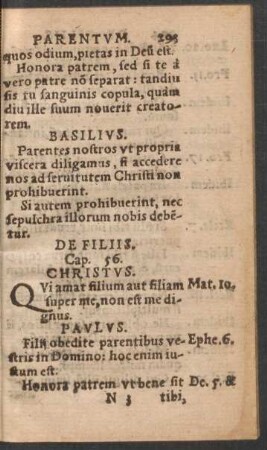 De Filiis. Cap. 56.