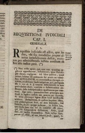 De requisitione iudiciali.