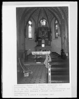 Altar: Maria mit Christuskind und Heiligen Drei Königen