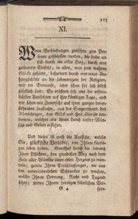 [XI. - XII. Zwo kürzere Reden.]