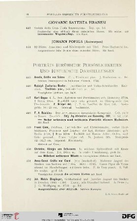 Porträts berühmter Persönlichkeiten und historische Darstellungen (Nr. 445-704)
