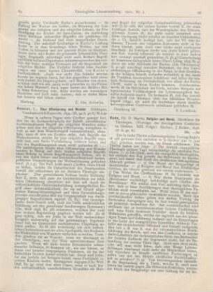 90-91 [Rezension] Rade, Martin, Religion und Moral. Streitsätze für Theologen