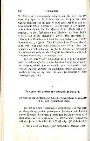 592-604 Koptisches Christentum und altägyptische Religion