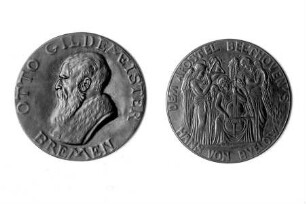 Gedenkmedaille für Otto Gildemeister