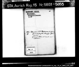Hausierkonzessionen und -gesuche: S.B. Woortmann aus Emden, Bilderhandel