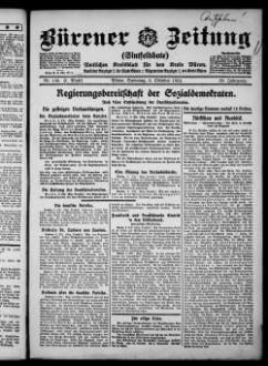 Bürener Zeitung. 1896-1935