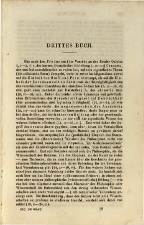 De oratore, 3. 3. Buch und erklärende Indices