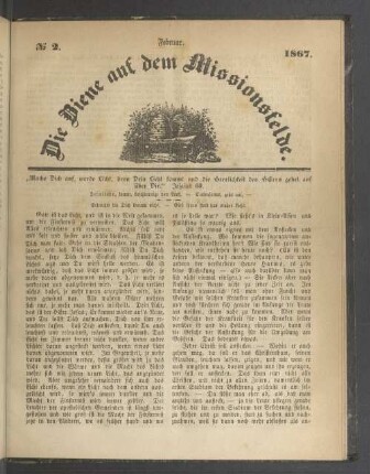 N° 2. Februar. 1867