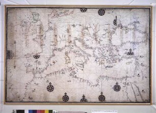 Türkischer Portolan (Küsten des Mittelmeeres) - BSB Cod.turc. 431