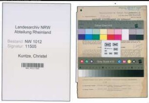 Entnazifizierung Christel Kuntze , geb. 26.05.1922 (Lehrerin)