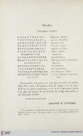 Inscription D'Aїdin