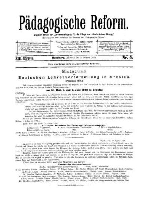 Einladung zur Deutschen Lehrerversammlung in Breslau