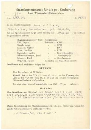 Alber, Hans
