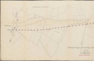 Bau der Hochspannungsleitung Rothaus - Schluchsee; Detailübersichtspläne Blatt 2, Gemarkungen Balzhausen und Dürenbühl, 1:1500