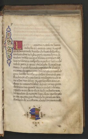 De vita solitaria, ital. Übers. von Tito Vespasiano Strozzi