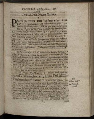 Articulus III. A. C. [De Christo].