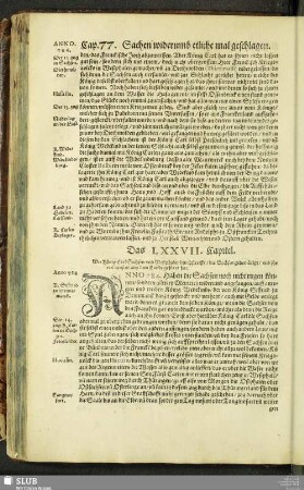 Das LXXVII. Capitel
