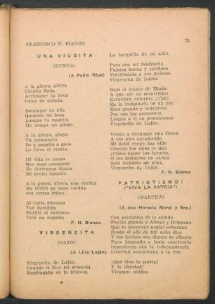 Patriotismo : ("Víva la Patria"). - (Marcha). - (A don Horacio Moral y Sra.)