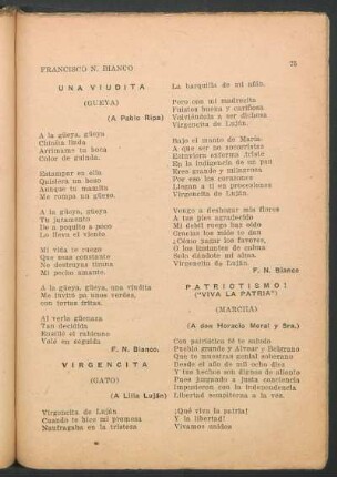 Patriotismo : ("Víva la Patria"). - (Marcha). - (A don Horacio Moral y Sra.)