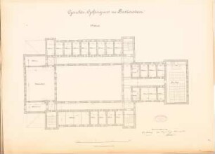 Gerichtsgefängnis, Bartenstein: Grundriss 2.OG 1:100