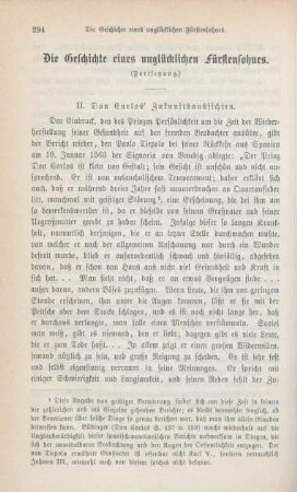 294-324 Die Geschichte eines unglücklichen Fürstensohnes : Fortsetzung