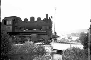 Lok 141 G(St) 313 W bei Hitzkofen, Brücke über den Mühlkanal