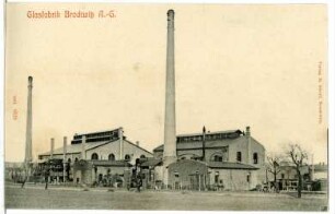 Brockwitz. Glasfabrik, 1992 geschlossen