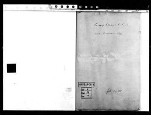 Korrespondenz des Landgrafen Wilhelm [IV.] v. Hessen-Kassel