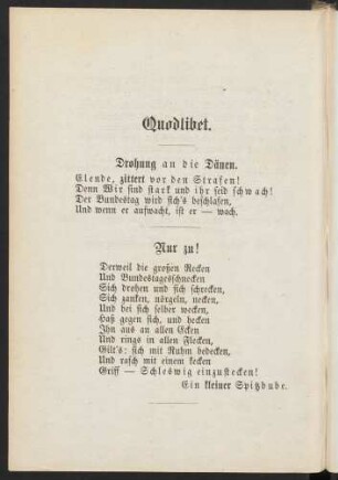 Quodlibet.