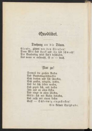 Quodlibet.