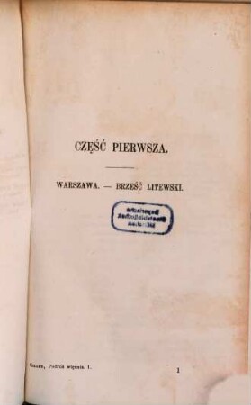 Podróz wieźnia etapami do Syberyi w roku 1854, 1