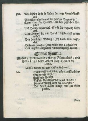 Eilffter Eintritt.