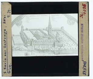 Saint-Savin, Abteikirche Saint-Savin-sur-Gartempe : Stich