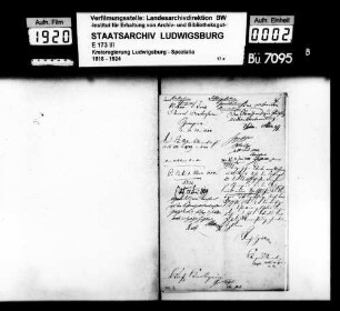 Stiftungssachen: Grundbücher, Oberamt Brackenheim