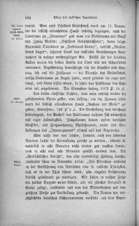 Pflege des classischen Repertoires.
