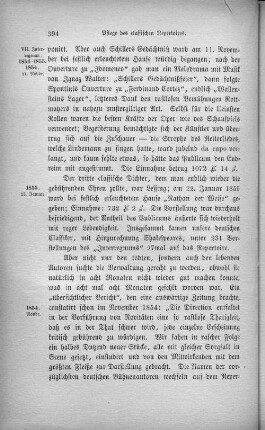 Pflege des classischen Repertoires.