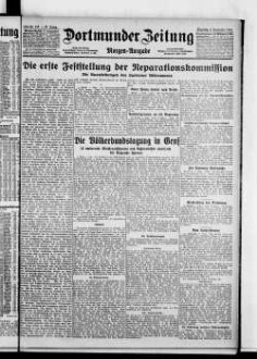 Dortmunder Zeitung. 1874-1939