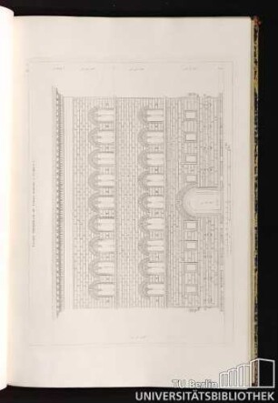 Pl. 16. Facade Géometrale Du Palais Strozzi A Florence.