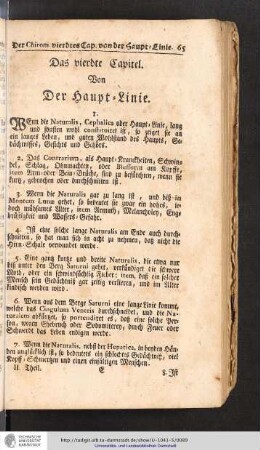 Von der Haupt-Linie