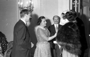 Madrid (Spanien): Empfang im Hotel Ritz; Verabschiedung Prinzessin