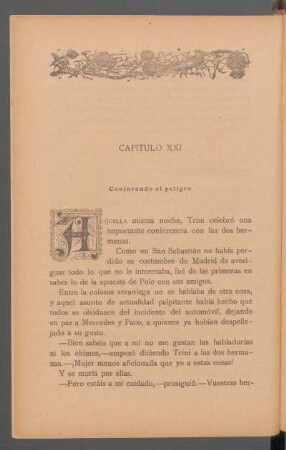 Capítulo XXI - Conjurando el peligro