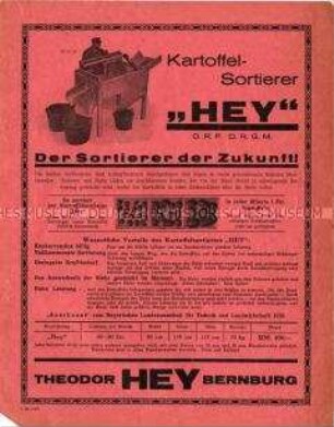 Kartoffel-Sortierer
