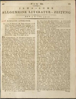 Num. 63. Den 15. März 1805